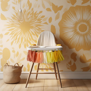 Boho Sunshine High Chair Garland - Boho Sun First Birthday & Cake Smash Decorations, Bohemian Sunshine 1st Birthday High Chair Banner
