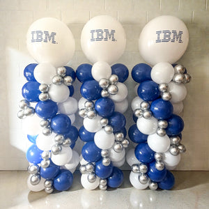 Logo Balloon Column with Accent Balloon Clusters - Ottawa Local