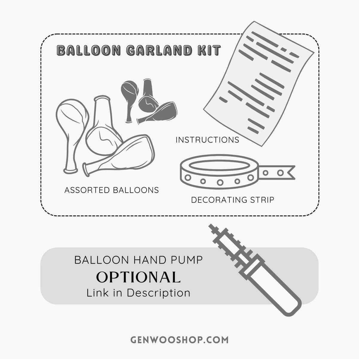 Botanical Sage Balloon Kit