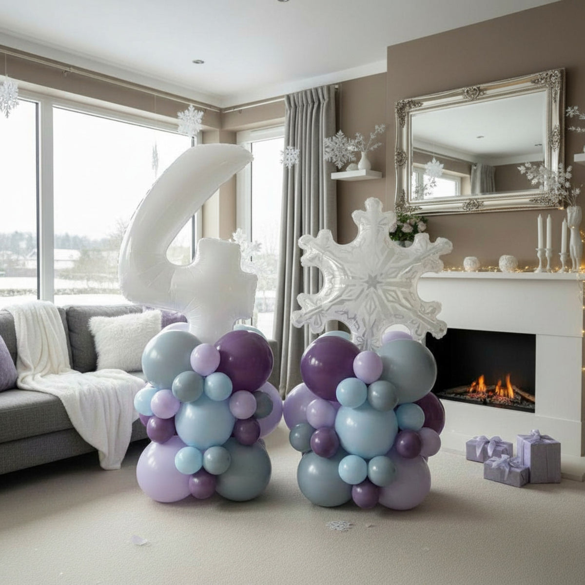 Frozen Inspired Balloon Tower Set