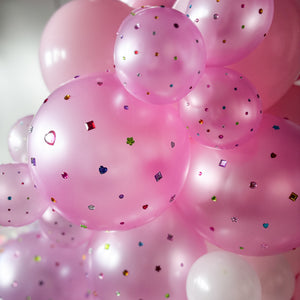 Bedazzeled Pink Number Balloon Tower | Ottawa Birthday Balloons