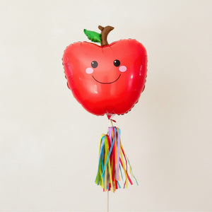 Back to School Cute Apple Balloon Wand 