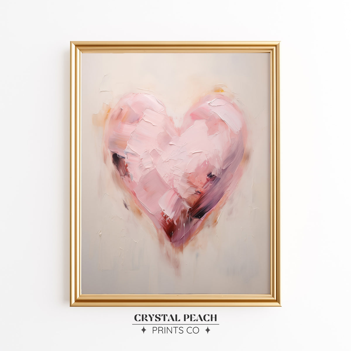 Pink Heart Digital Print