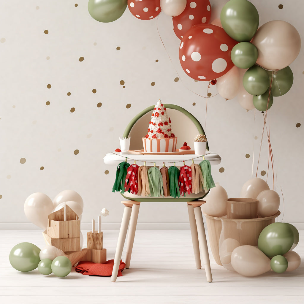 Mushroom Forest High Chair Garland