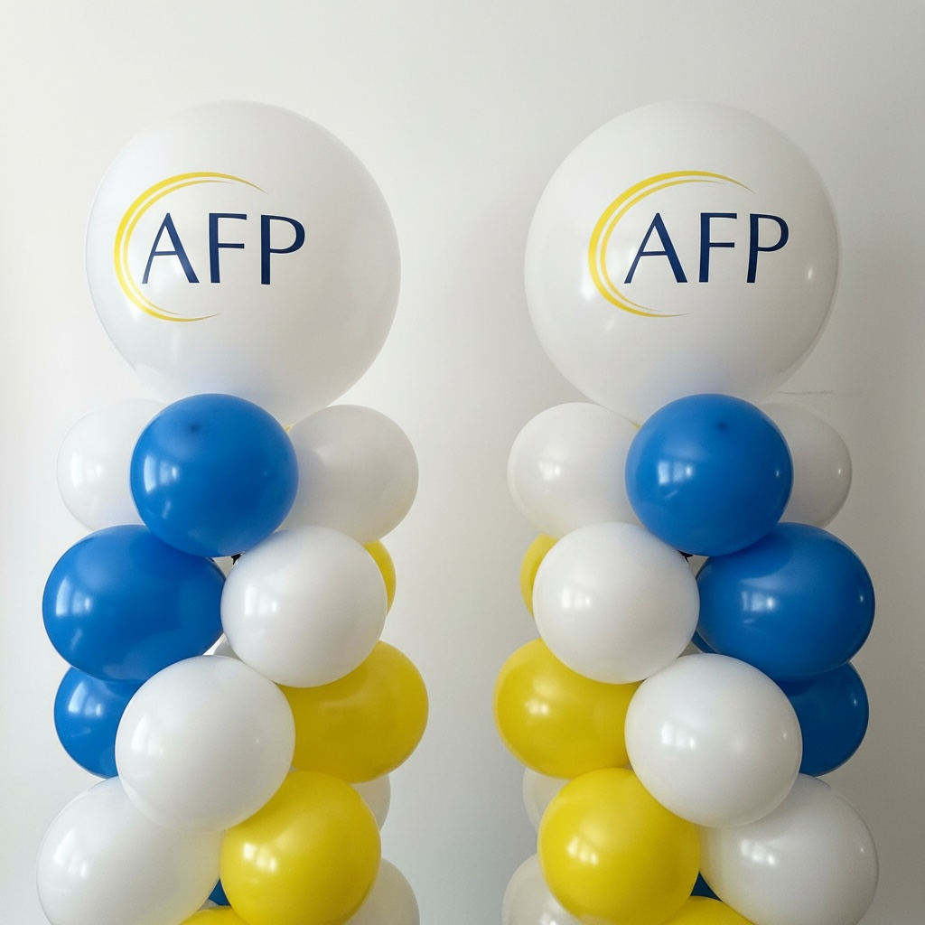 Logo Balloon Column for Corporate Events
