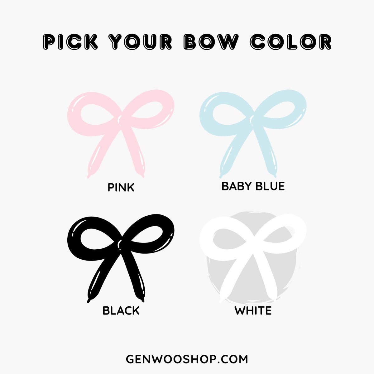Balloon Bouquet with Bows