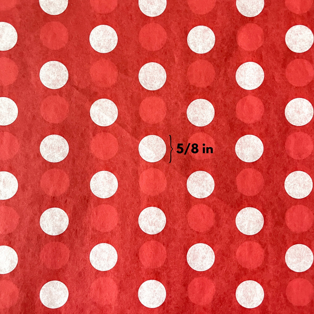 Red Polka Dots Patterned Tissue Paper - Gift Wrapping - Enchanted Woodland Mushroom Stationery Paper - Hand Craft Supplies