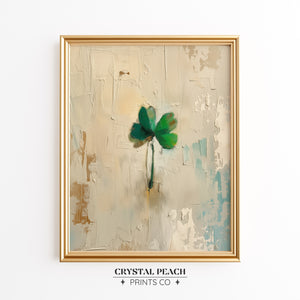 Shamrock Digital Print - St Patrick's Day Home Decoration - Irish Wall Art Print - Printable Download 