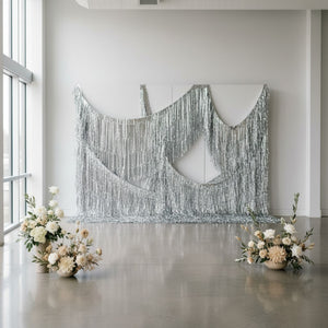 Silver Tinsel Garlands