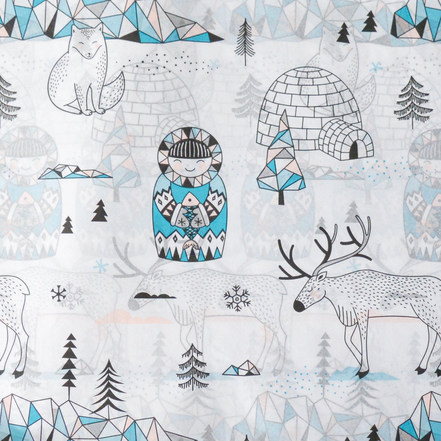 Arctic Animal Igloo Paper Supplies Tissue Paper Christmas Gift Wrapping 