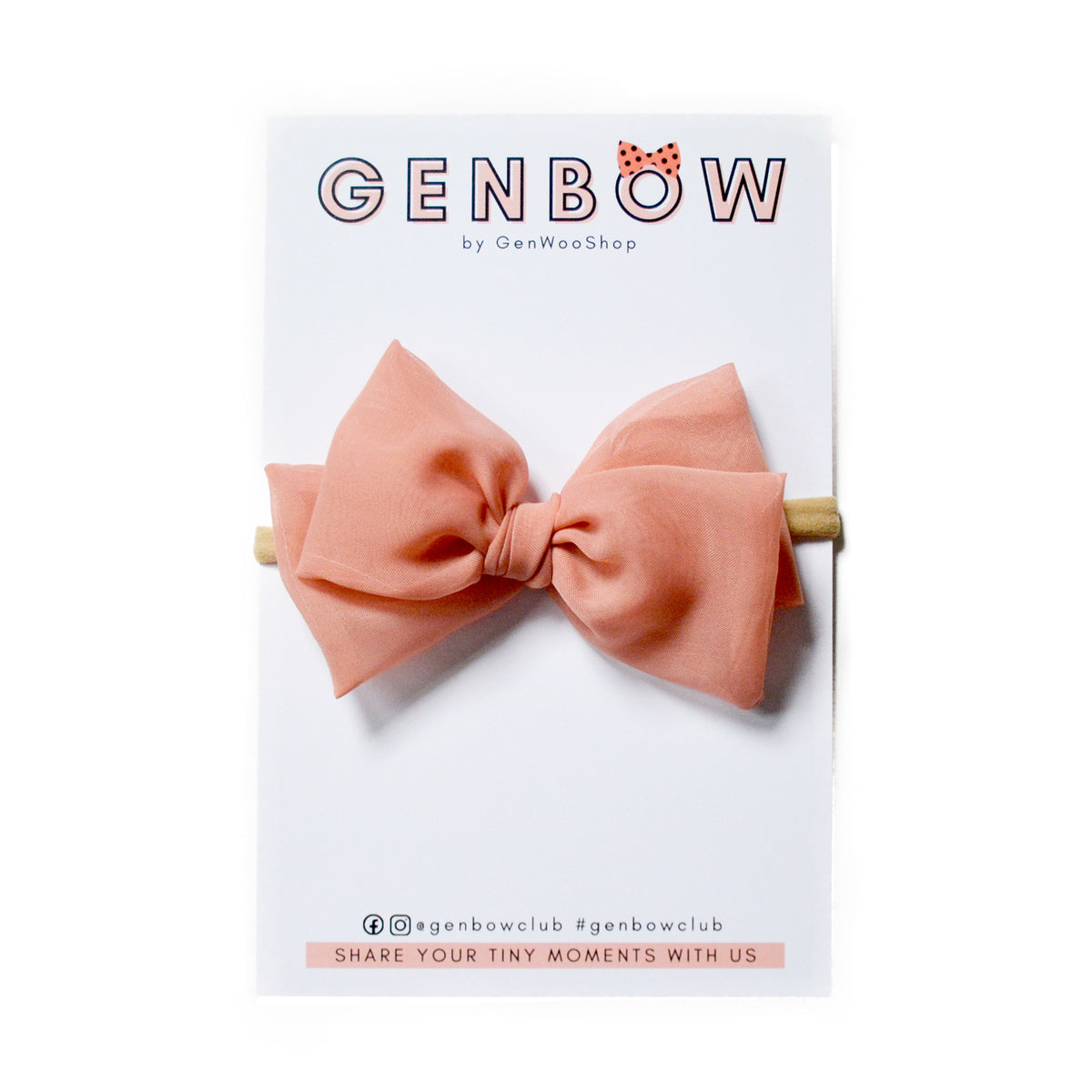Coral Sheer || JUMBO GenBow™