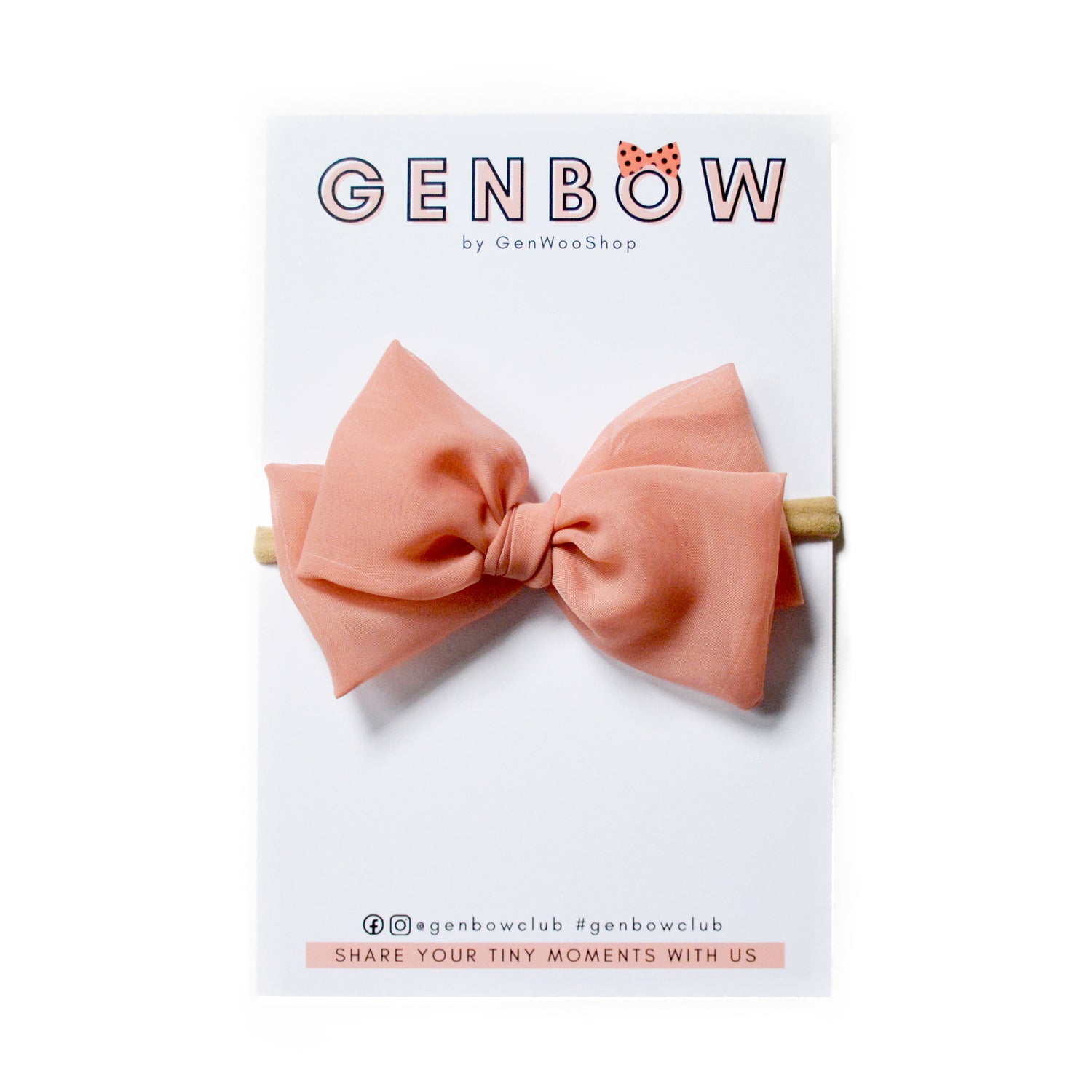 Coral Sheer || JUMBO GenBow™