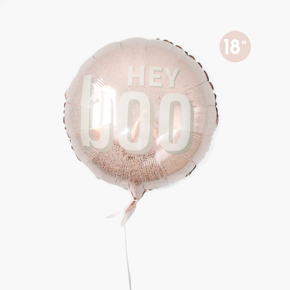 Blush Halloween HEY BOO Balloon Bouquet