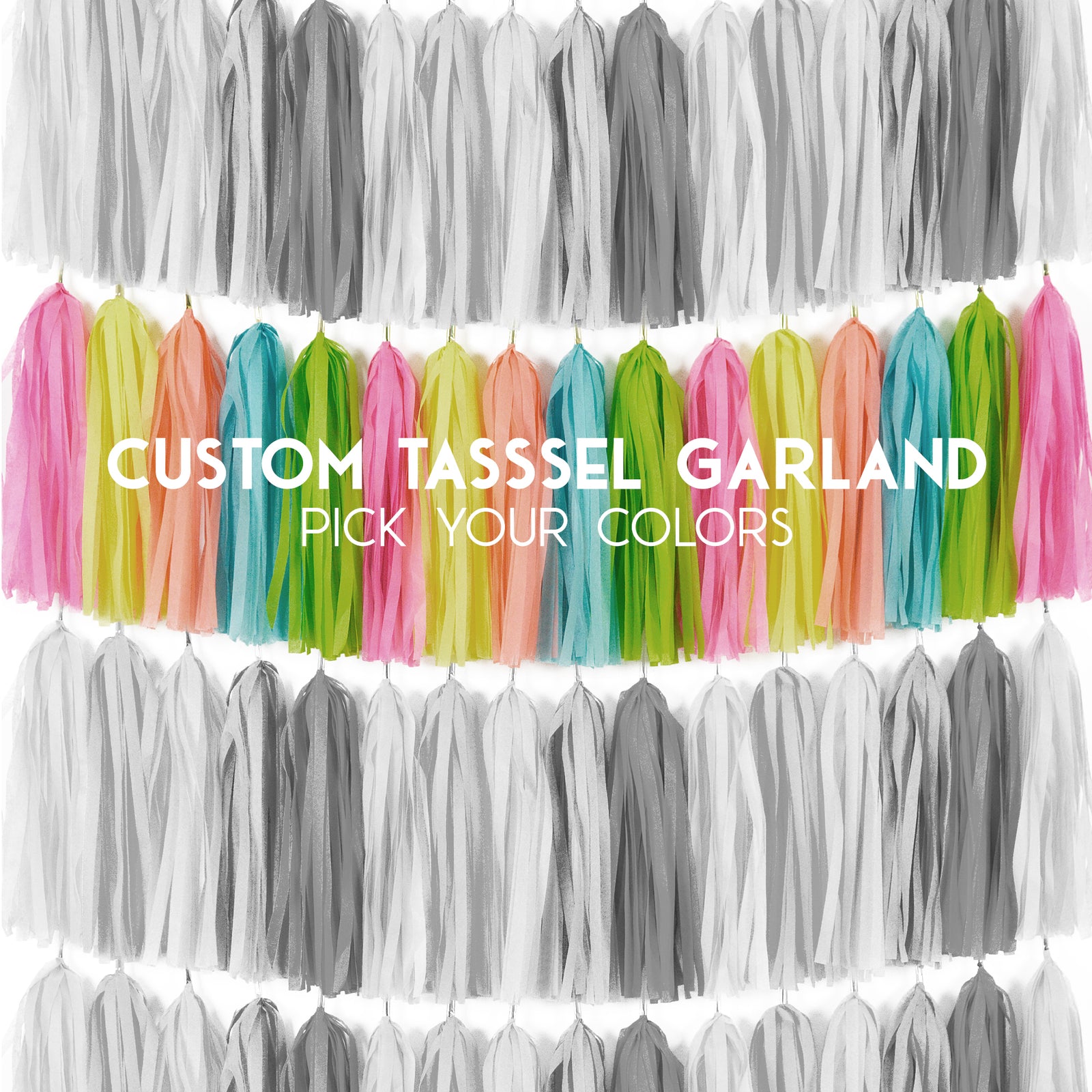 Custom Tassel Garland {Pick Your Colors}