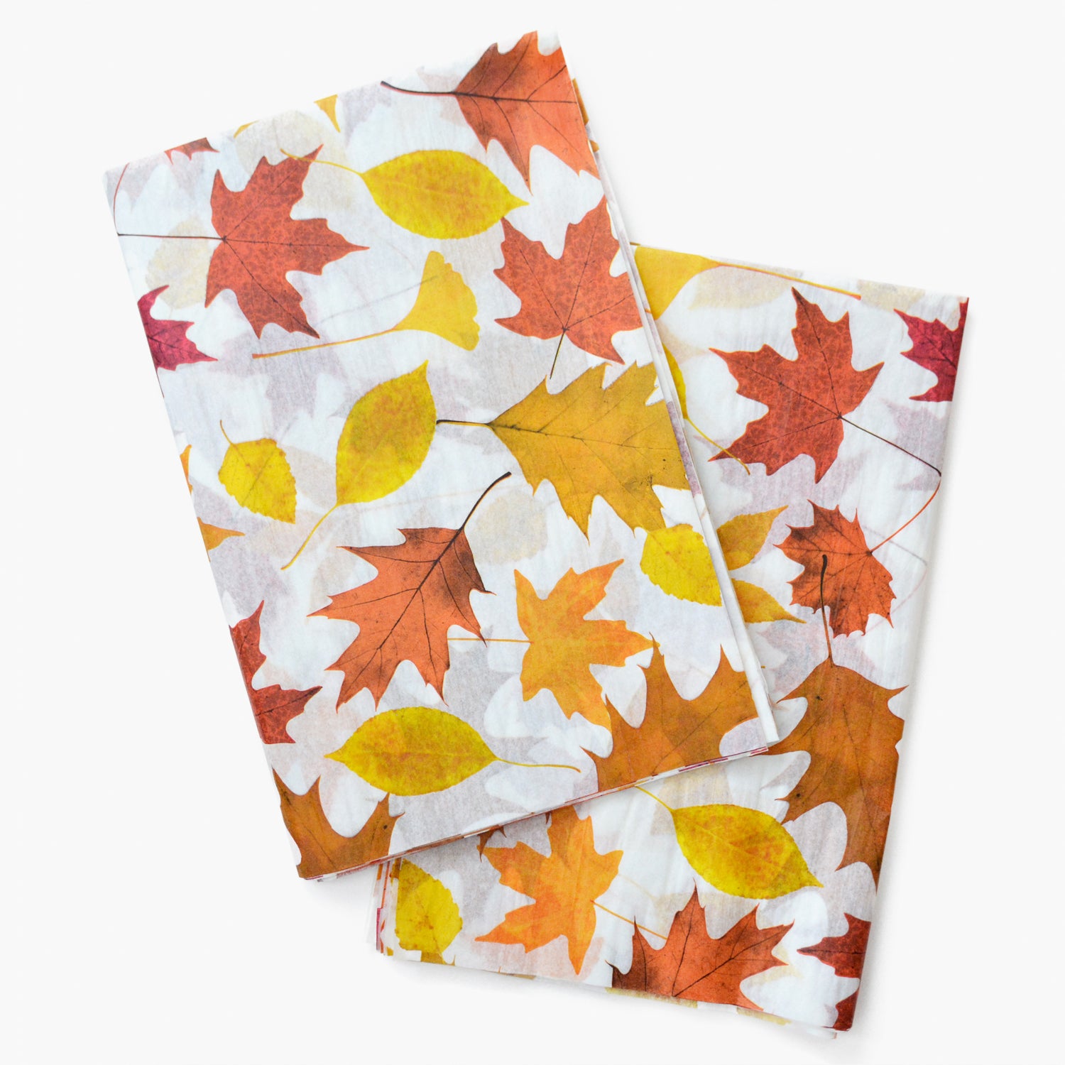 Fall Leaves Pattern Tissue Paper | Thanksgiving Harvest Gift Wrapping Tissue Paper