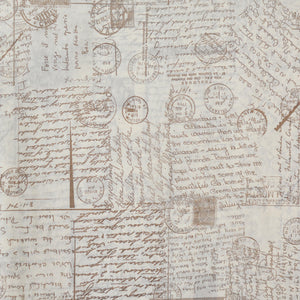 Handwritten Letter Mails Tissue Paper - Vintage pattern Wrapping Paper, Christmas Gift Wrapping. Holiday Present Wrap Paper, Retro Craft Supplies, Farmhouse Style Craft Supplies GenWoo Shop