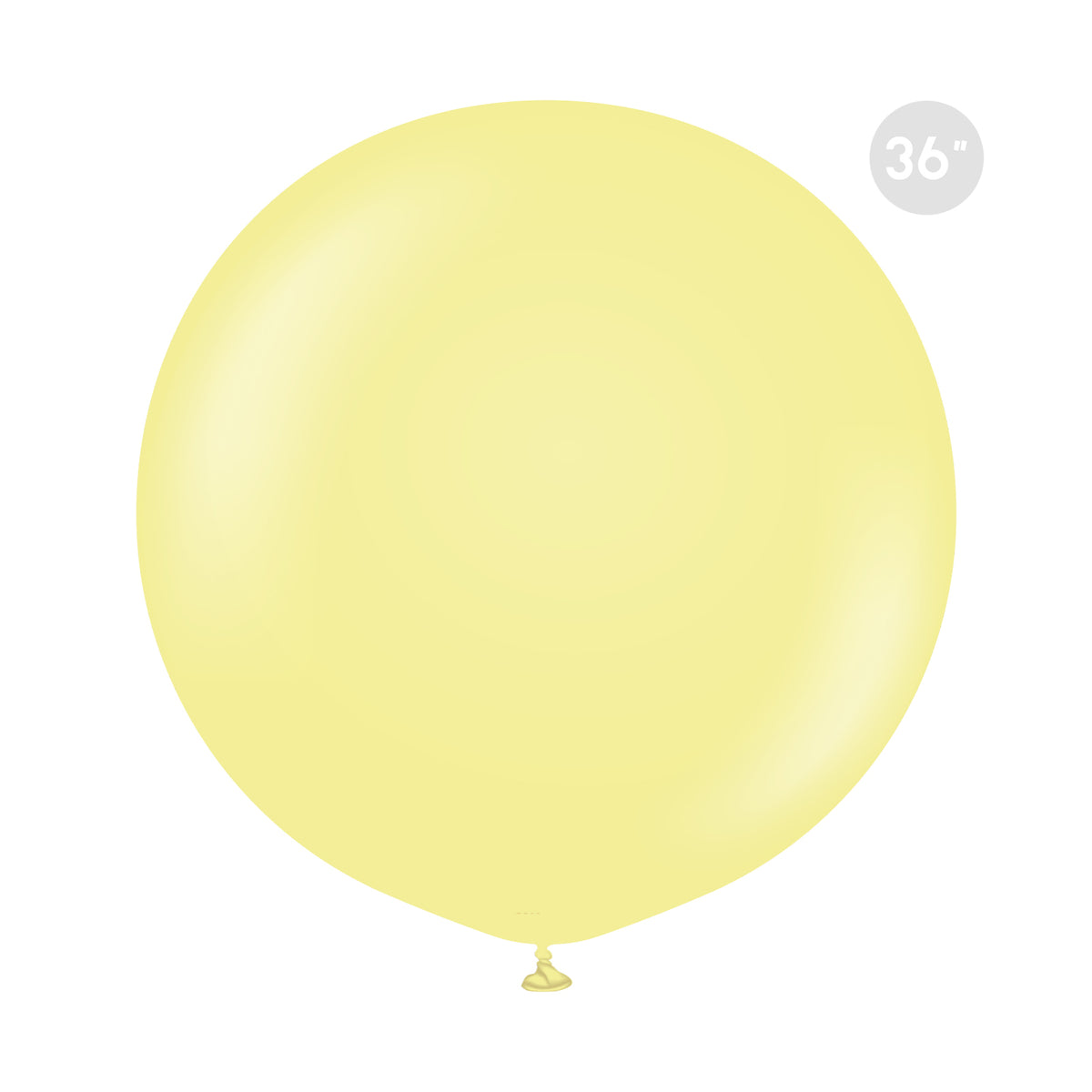 jumbo pastel yellow balloon 36 inches, lemon party, bees party, daisy party