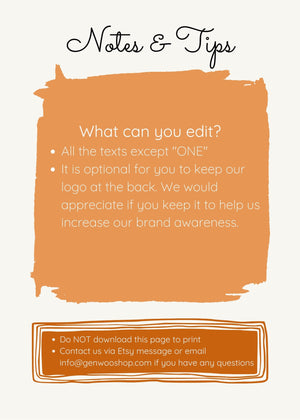 Editable Digital 1st Trip Around the Sun First Birthday Party Invitation