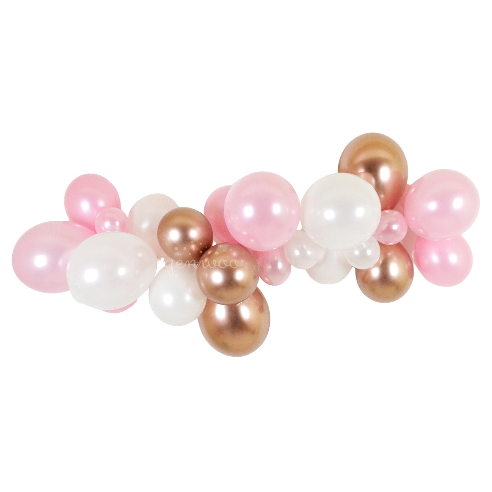 Pink and Rose Gold Balloon Garland Kit