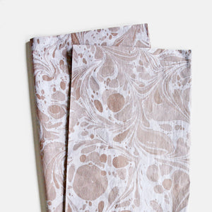 Rose Gold Marble Tissue Paper - Gift Wrapping Paper, Bridal Shower Loot Bags, Elegant Wedding Favors, Gift Wrap, Handcraft Supplies
