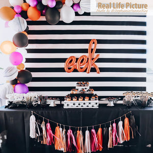 Halloween Party Decorations GenWoo Shop Tassel Garland Balloon Decor