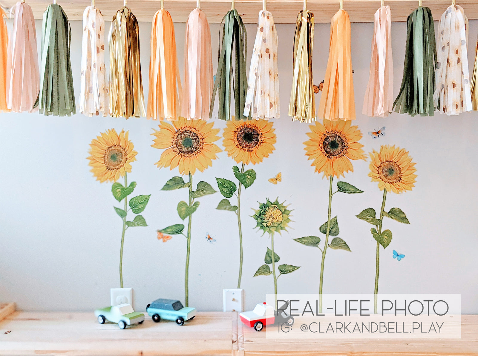 sunflower birthday party decoration banner garland sunshine party