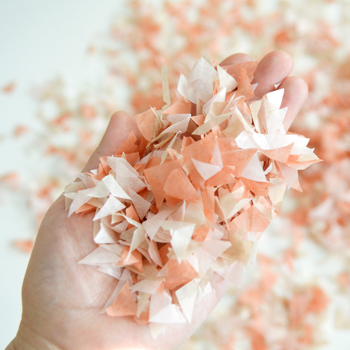 Terra Cotta Boho Handcut Confetti - Bohemian Wedding Confetti, Boho Bridal Shower, Boho Rainbow Birthday Party Confetti - GenWoo Shop Ottawa Canada