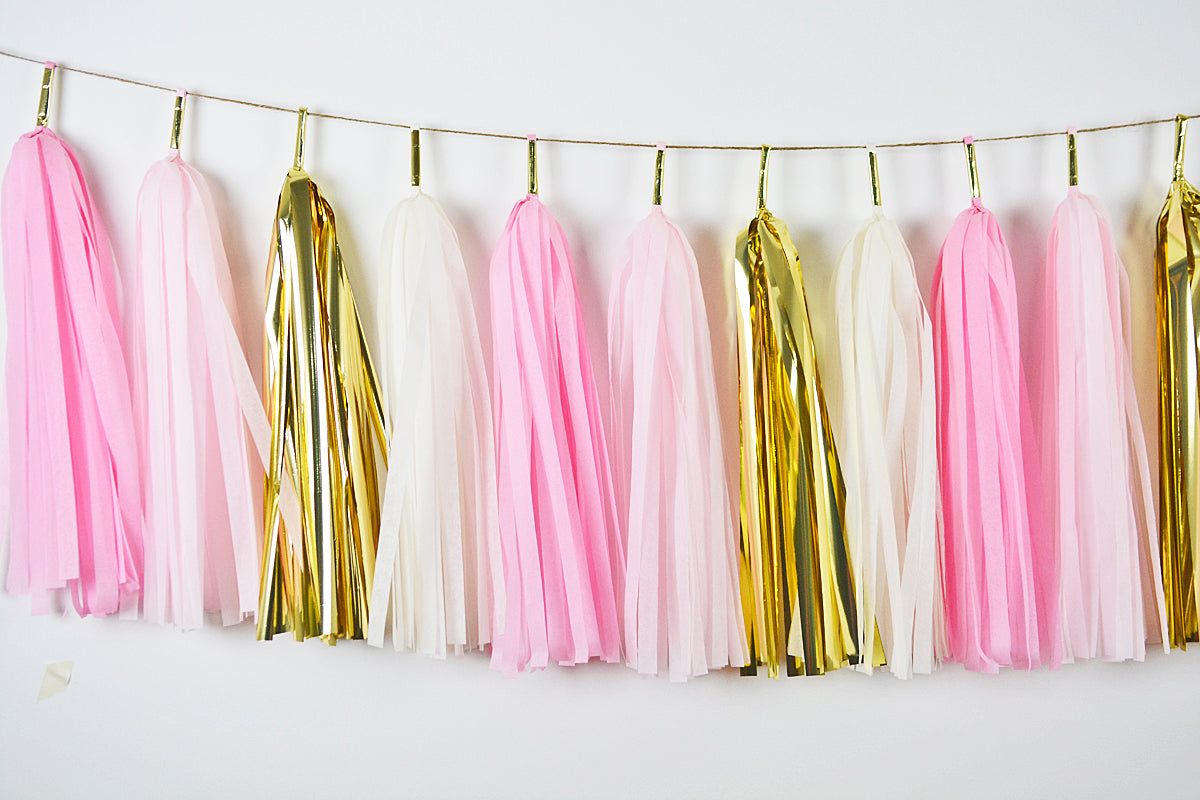 Pink Princess Tassel Garland