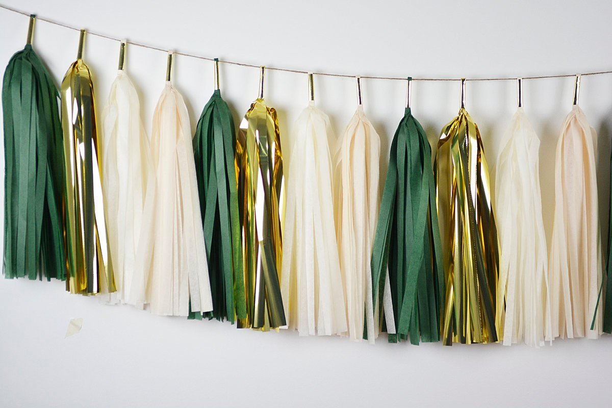 Eucalyptus Party Tassel Garland